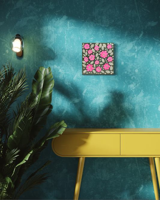 Love Grows Here on a12x12 Canvas