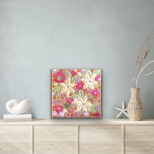 “Boho Bliss Love” 10x10 Canvas