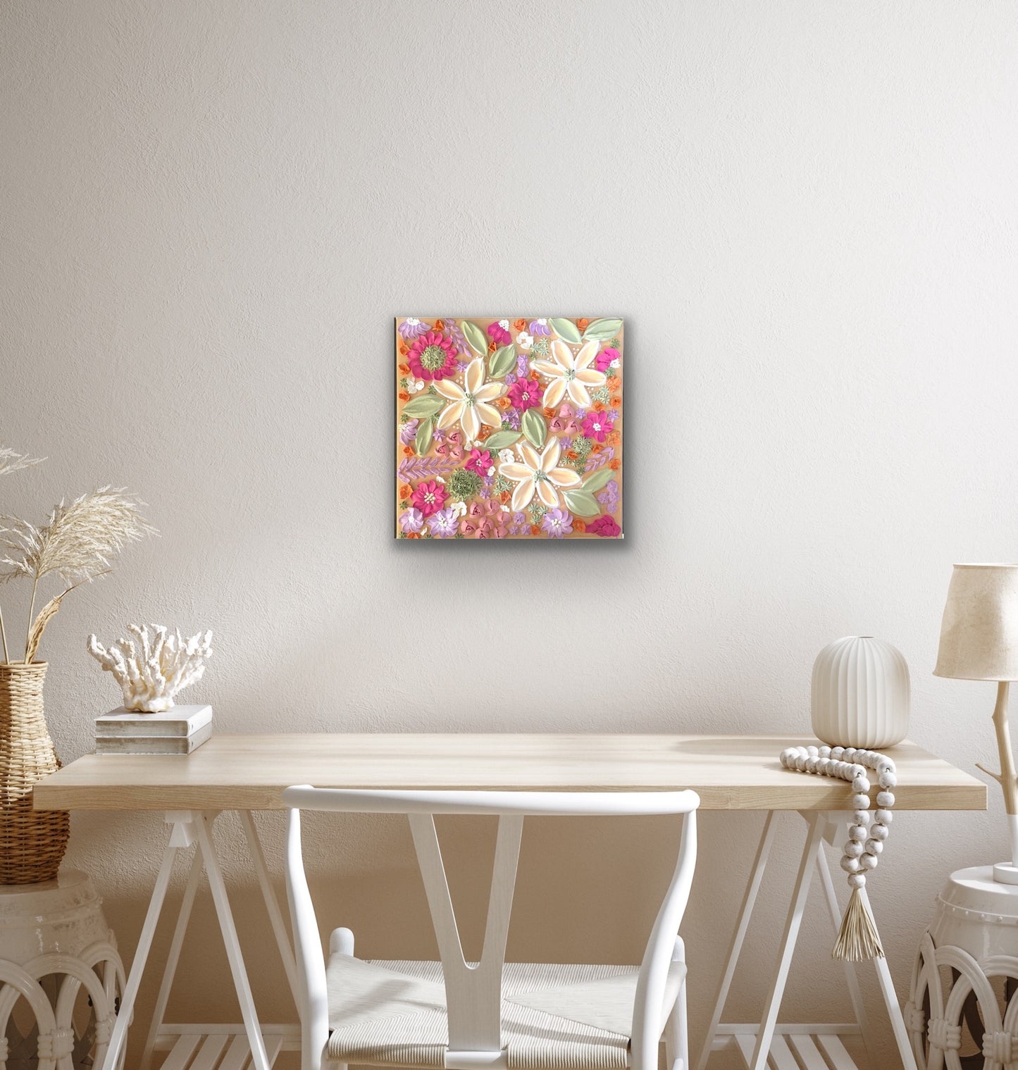 “Boho Bliss Love” 10x10 Canvas