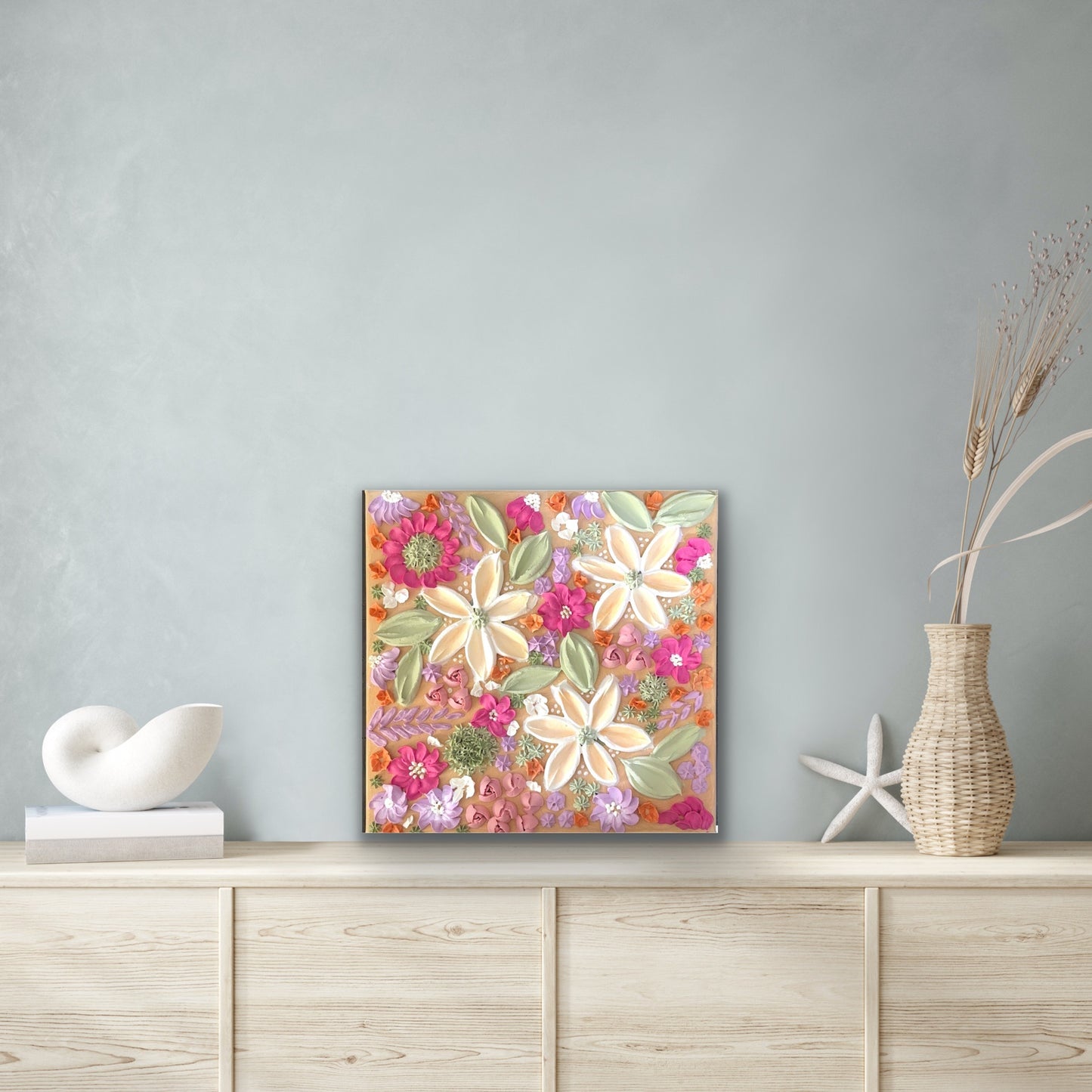 “Boho Bliss Love” 10x10 Canvas