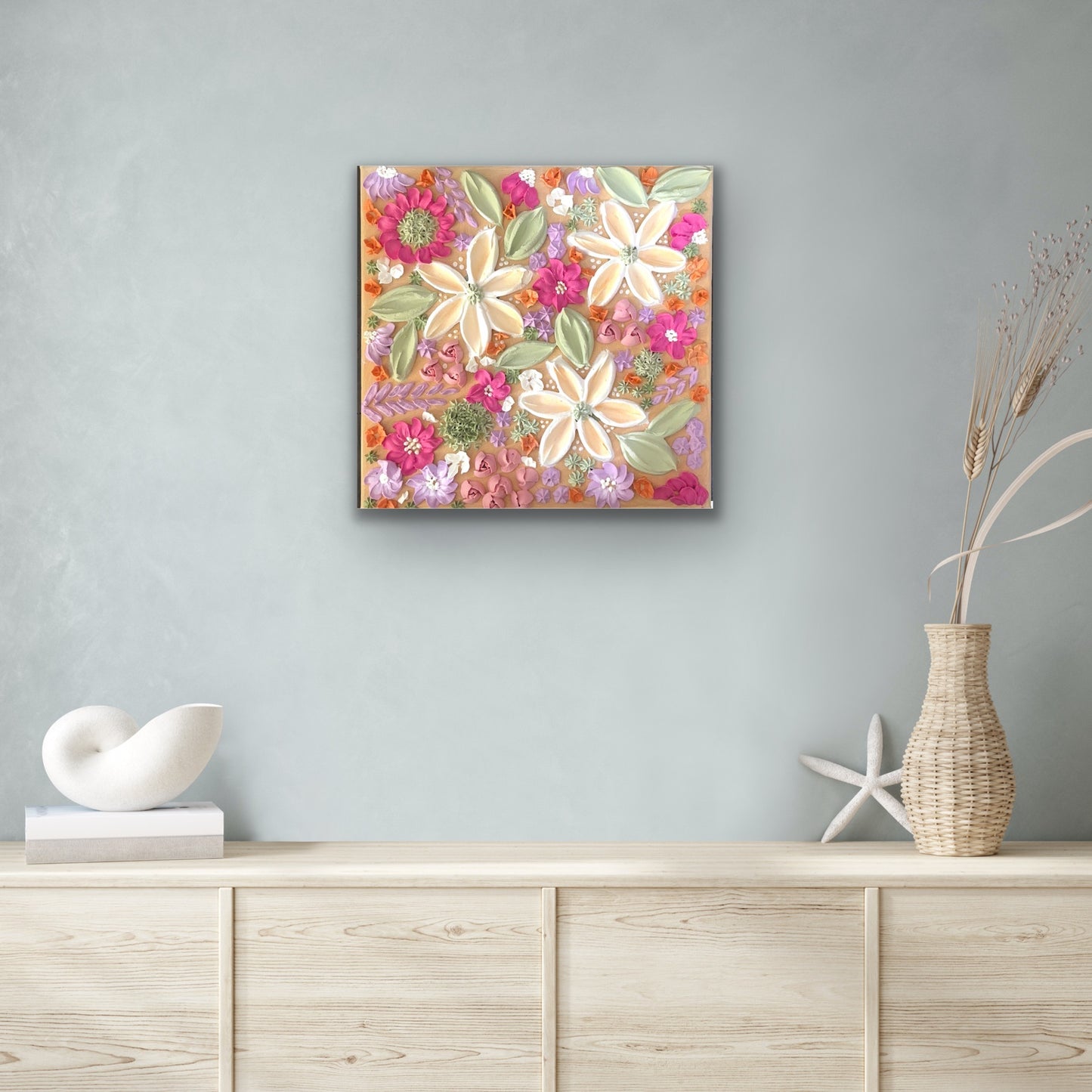 “Boho Bliss Love” 10x10 Canvas